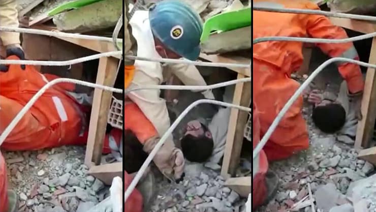 טורקיה אדיאמאן חילוץ מוחמד ג'אפר בן 18 מה הריסות אחרי 198 שעות רעידת אדמה