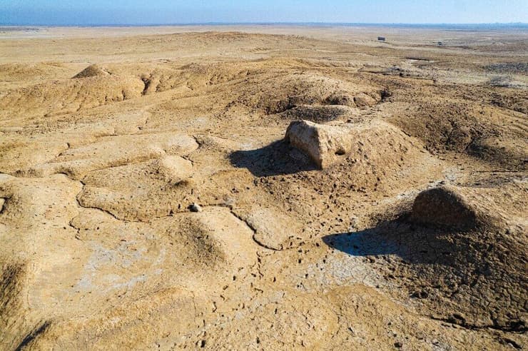 הנוף סביב לגש הקדומה הוא כיום מדברי, אבל לפני 5,000 שנים הייתה זו אדמה חקלאית שופעת, חלק מ'הסהר הפורה' שבו בויתו לראשונה היבולים הראשונים, דוגמת חיטה ושעורה