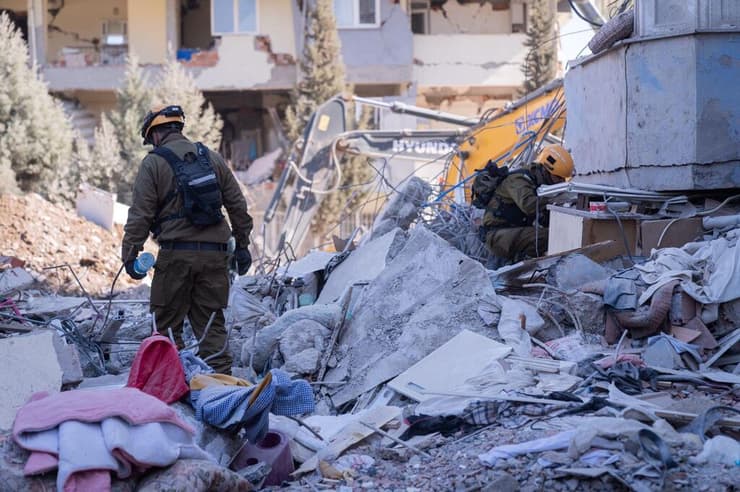 רעידת אדמה טורקיה משלחת צה"ל ישראל ישראלית