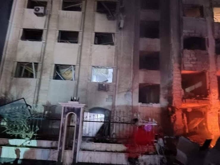 מוקדי התקיפה שיוחסה לישראל בדמשק, סוריה