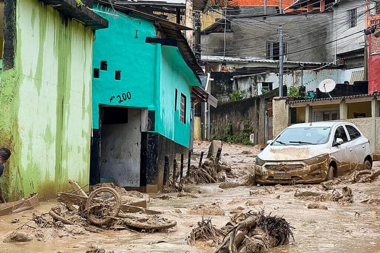 ברזיל שיטפונות במדינת המחוז סאו פאולו