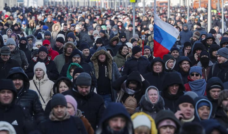 רוסיה מוסקבה קונצרט איצטדיון לוז'ניקי "השבח למגיני המולדת"