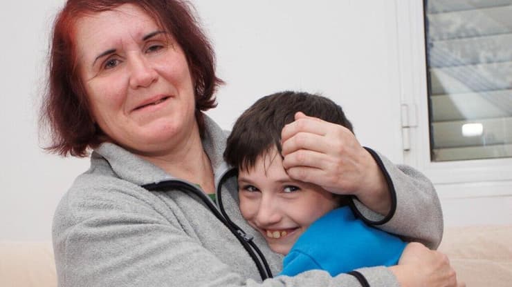 ילנה וסטנסיק בישראל. "התרגשתי כל כך לראות אותו" (צילום: גיל נחושתן) ילנה וסטניסלב פיודורוב