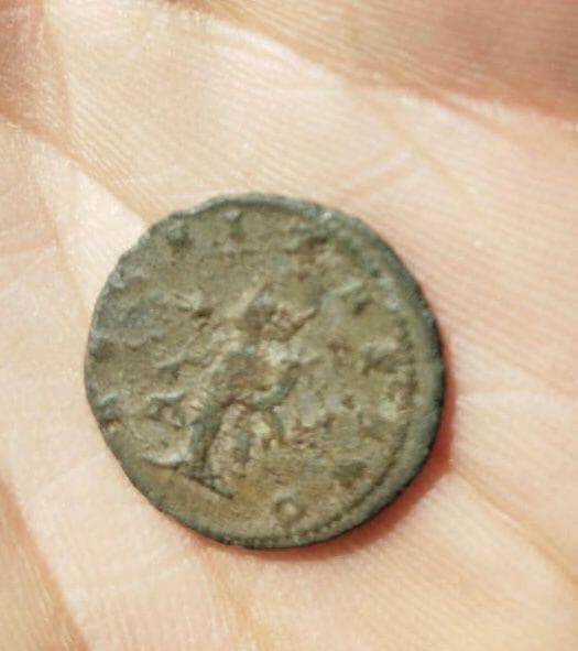 המטבע העתיק שהתגלה באתר נוסף בגולן