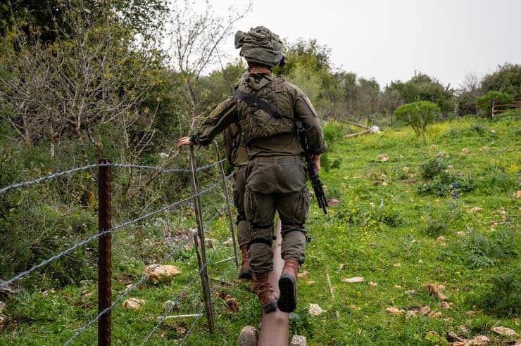 סריקות כוחות הביטחון סמוך לגבול לבנון
