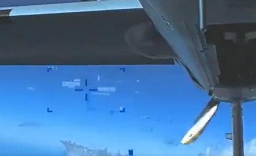  ארה"ב תיעוד תקרית עם מטוס Su-27 של רוסיה שבה הופל מל"ט אמריקני