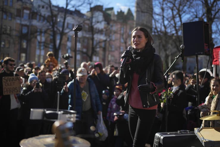פינלנד בחירות ראש הממשלה סאנה מרין יום לפני קלפיות עצרת