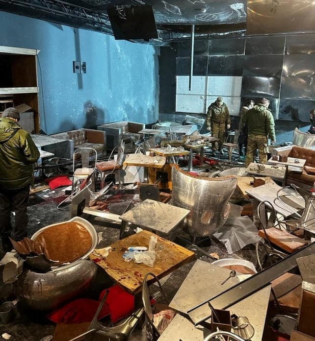 רוסיה סנט פטרסבורג בית הקפה שבו חוסל בפיצוץ בלוגר צבאי ולדלן טטרסקי