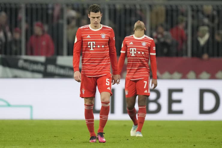 שחקני באיירן מינכן מאוכזבים