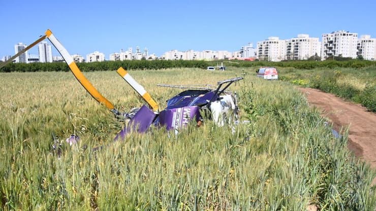 זירת התרסקות המסוק