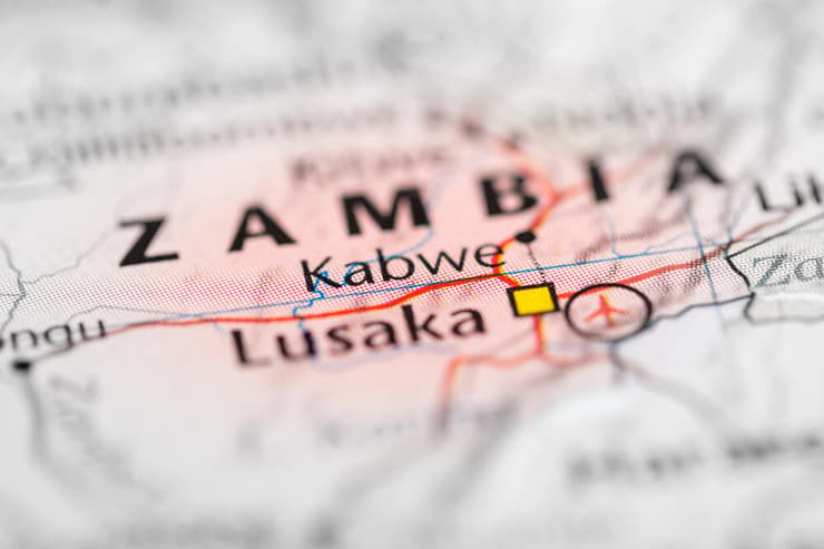 העיר קבווה בזמביה