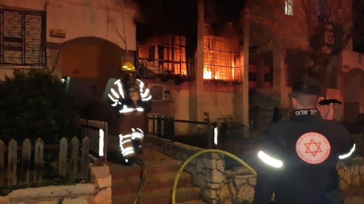 השריפה בבניין המגורים באשדוד