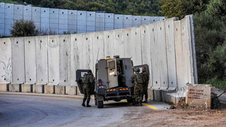 חיילי צה"ל בגבול ישראל-לבנון