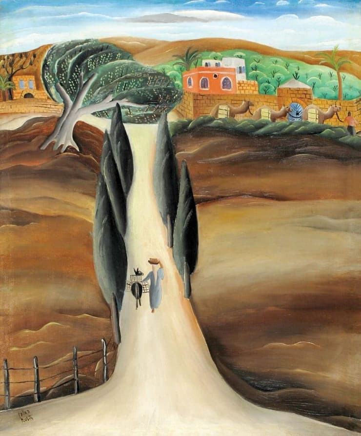 יצירתו של ראובן רובין, "שיח מוניס" (1924-1923)