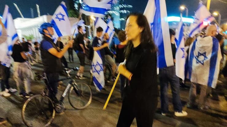 הפגנה בקפלן בתל אביב