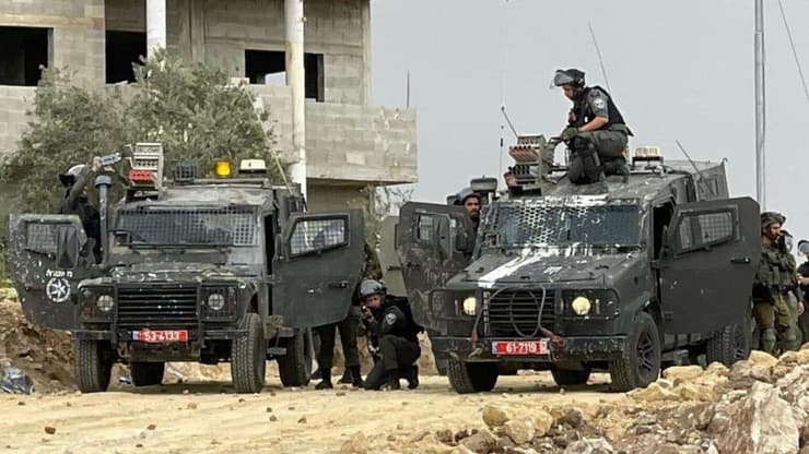 עימותים בין פלסטינים לכוחות הביטחון במהלך הצעדה לאביתר