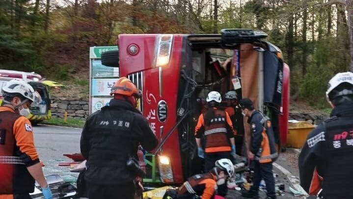 תאונת הדרכים בדרום קוריאה