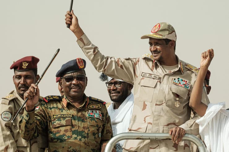 סודן חשש ל הפיכה ראש מיליציה RSF מוחמד חמדאן דגאלו
