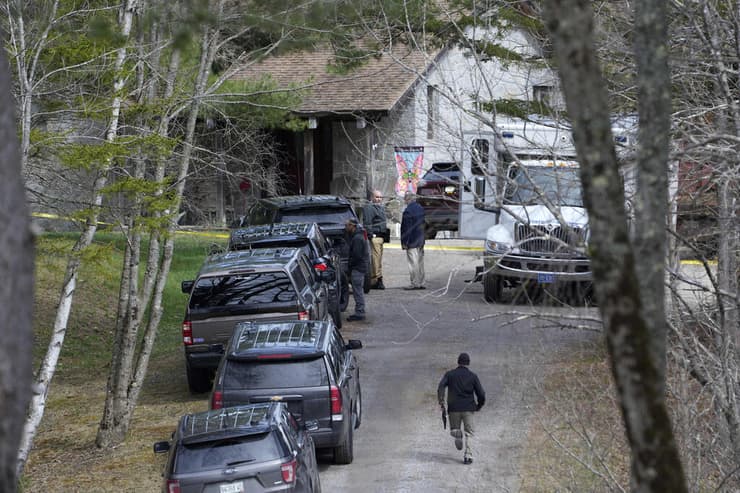זירי ירי בעיירה בוודין ב מיין ארה"ב שבו נרצחו ארבעה בני אדם בבית פרטי