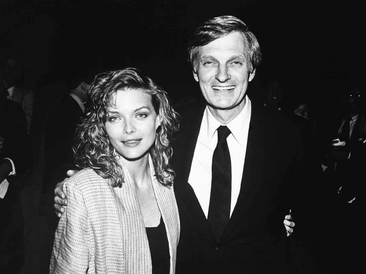 מישל פייפר עם אלן אלדה, 1986