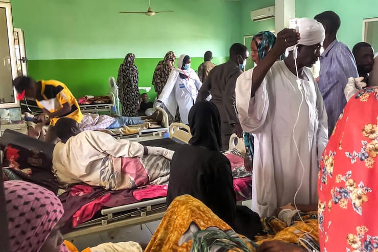 סודן מערב דרפור בית חולים קרבות בין ה צבא ל RSF