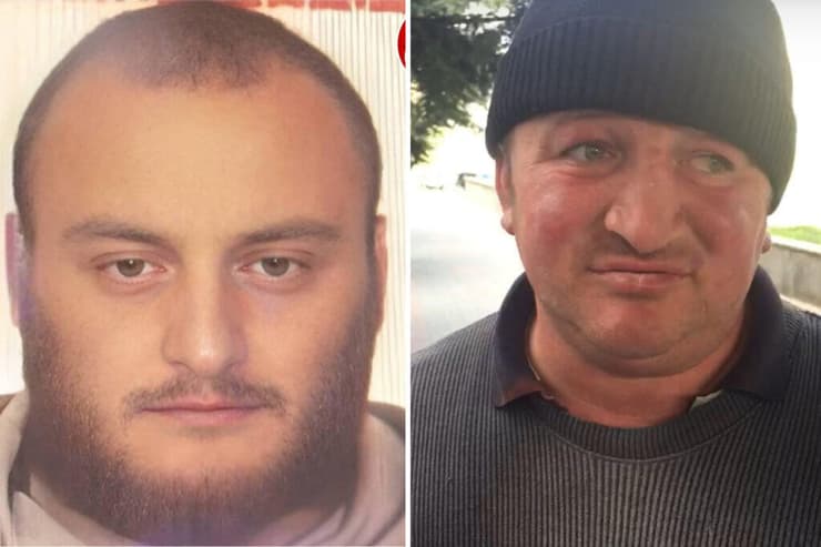 גאורגי סיאוקייב (שמאל) אסיר לשעבר שגויס ל מלחמה ב אוקראינה עבור רוסיה ואחרי ששוחרר חשוד ברצח סוסלן ואלייב ב דרום אוסטיה מחוז בדלני בגאורגיה