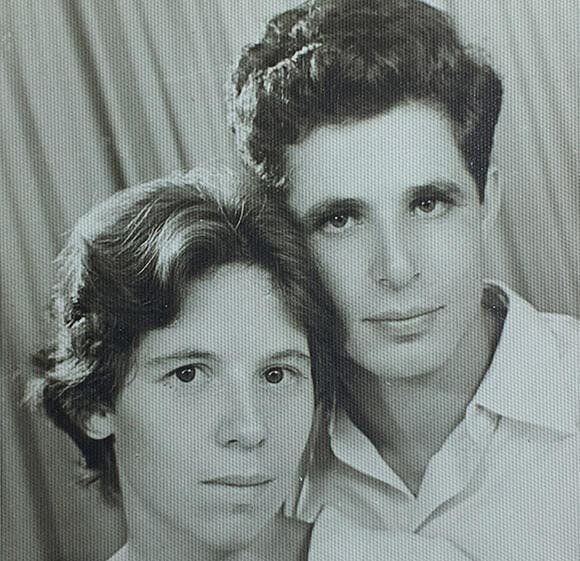 התאהבו בטיול. אלכסנדר ושרה וולברג בשנת נישואיהם, 1960