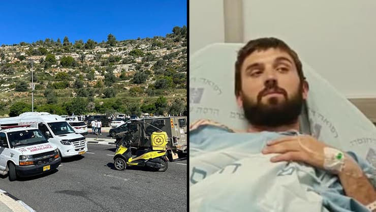 מרדכי גדעון בן ה-28, שנפצע הבוקר ופונה ליחידת הטראומה בהדסה עם פגיעות בזרועו