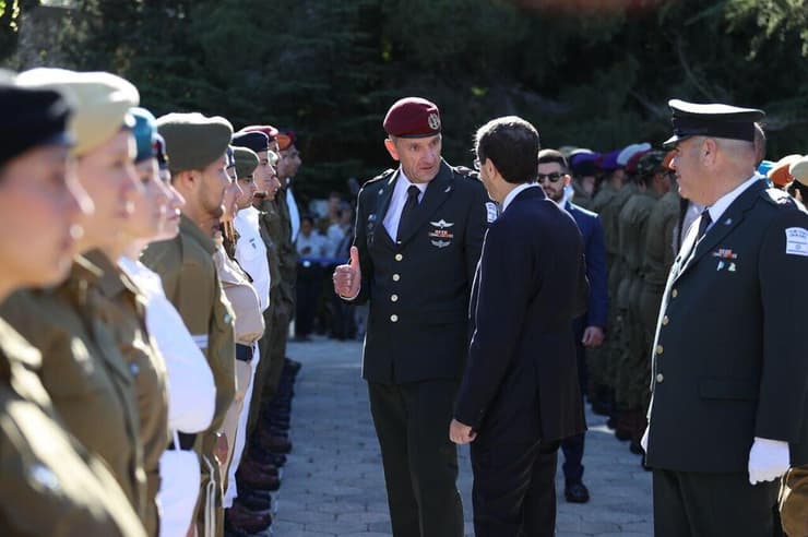 טקס חיילים מצטיינים ביום העצמאות ה-75 למדינת ישראל בבית הנשיא