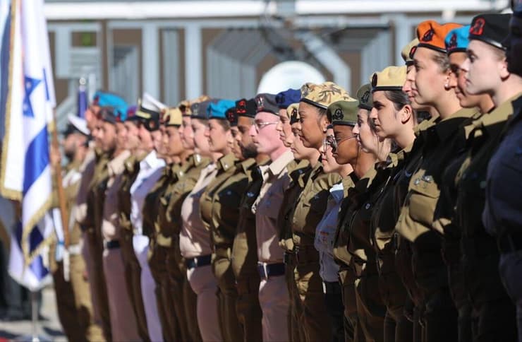טקס חיילים מצטיינים ביום העצמאות ה-75 למדינת ישראל בבית הנשיא
