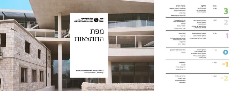 מפת התמצאות - בצלאל אקדמיה לאמנות ועיצוב ירושלים קמפוס ג'ק, ג'וזף ומורטון מנדל