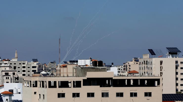 ירי רקטות מרצועת עזה לעבר ישראל