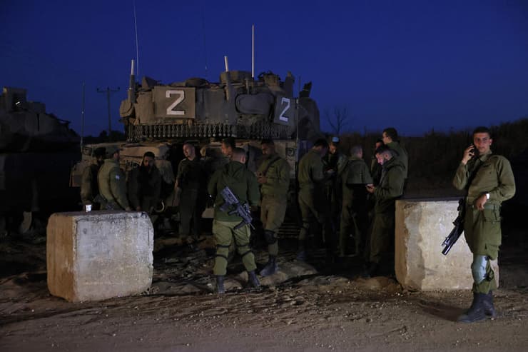 כוחות צה"ל בגבול רצועת עזה