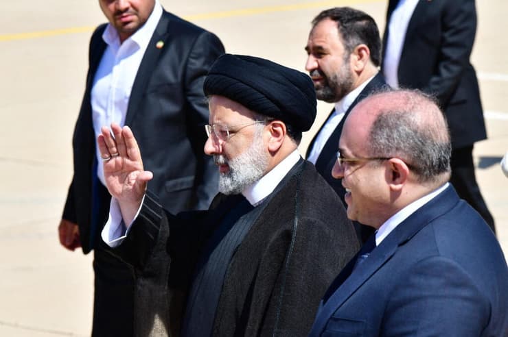 נשיא איראן איברהים ראיסי בדמשק