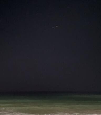 לווייני סטארלינק באזור החוף בבת ים