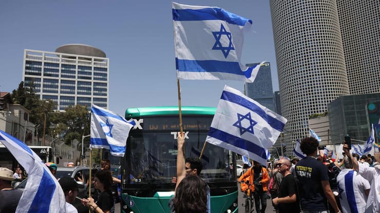 מחאה בתל אביב