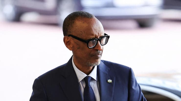 נשיא רואנדה פול קגמה  בקבלת פנים בארמון בקינגהם 