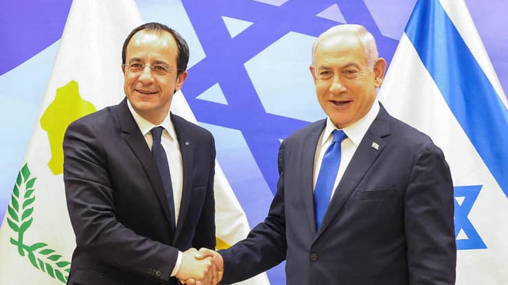 ראש הממשלה בנימין נתניהו עם נשיא קפריסין ניקוס כריסטודולידיס ב בירושלים