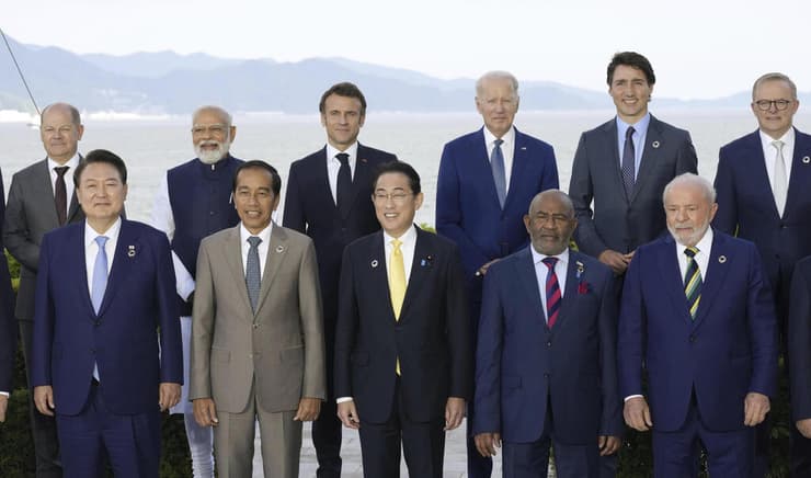 מנהיגי ה G7 פסגה הירושימה יפן