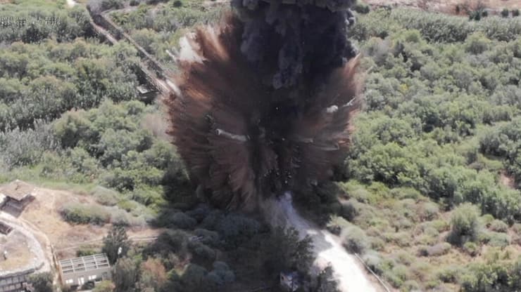 פיצוץ מבוקר בגבול ישראל ירדן להשמדת תחמושת שהוטמנה באזור