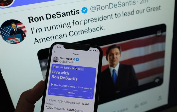 רון דסנטיס השקת קמפיין כושלת ב טוויטר בחירות ארה"ב