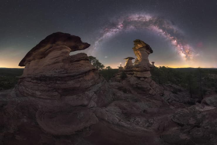 Milky Way over Cuenca’s Hoodoos