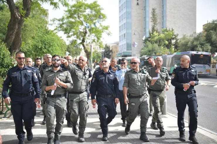 היערכות משטרת ישראל למצעד הגאווה בירושלים 2023