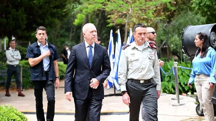 שר הביטחון יואב גלנט העניק דרגות אלוף לנמרוד אלוני ודוד זיני
