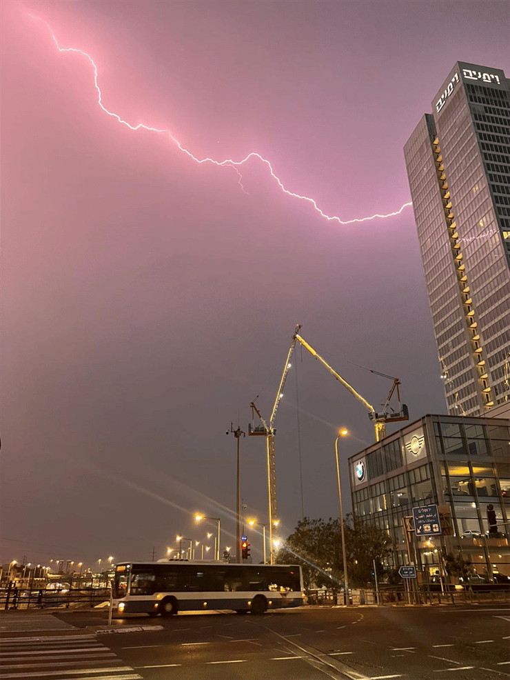 ברקים בתל אביב
