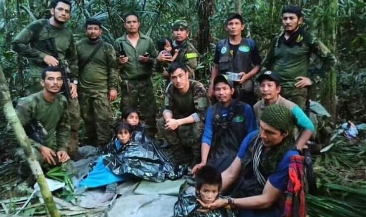 קולומביה ילדים נמצאו ב ג'ונגל אחרי 40 יום