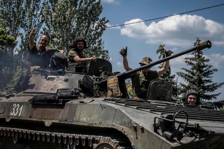 חיילים של אוקראינה במחוז דונייצק