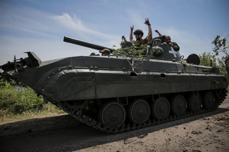 הכפר נסקוצ'נה במחוז דונייצק אוקראינה ששוחרר מכיבוש רוסיה ב מתקפת-נגד מתקפת נגד של אוקראינה מלחמה רוסיה