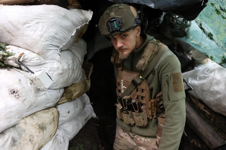 צבא אוקראינה קרבות באזור דונייצק בחמוט מלחמה מול רוסיה