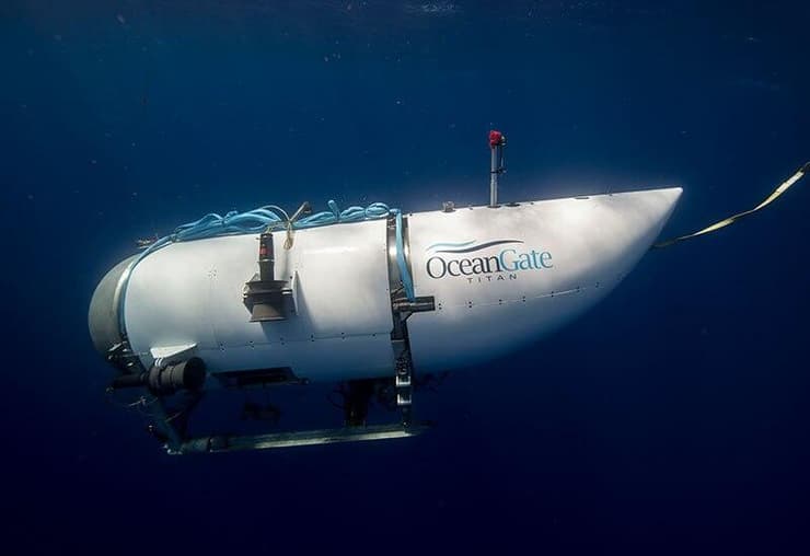 הצוללת טיטאן ש נעלמה נעדרת בדרך ל שרידי ה טיטאניק